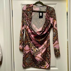 Fashion Nova Cowl Me Later Mini Dress size XL